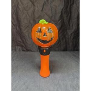 Halloween Fall Whimsy Spin Globe Light-Up Toy PUMPKIN